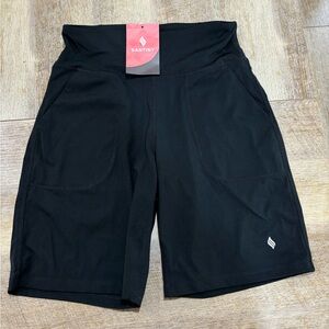 Santiny High-Waisted Athletic Shorts • Size Small • NWT • Pockets